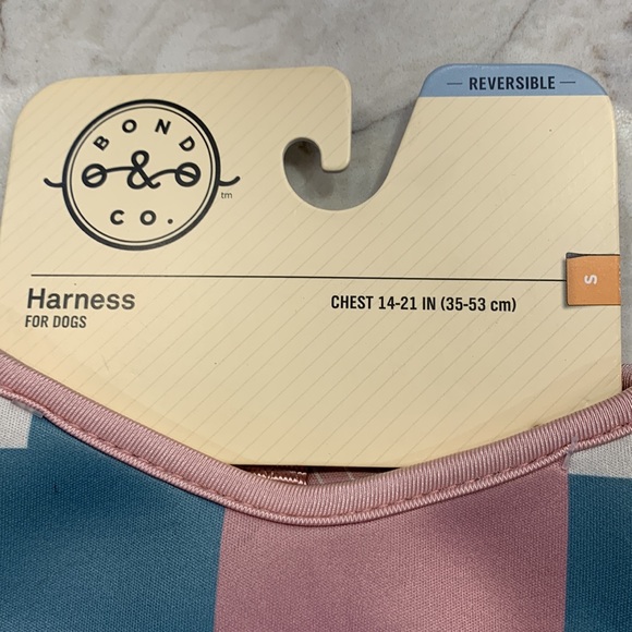 👑 NWT Bond & Co Reversible Harness NWT Large, Medium, Sm, XS *BENEFITS ANIMALS* - Picture 7 of 10